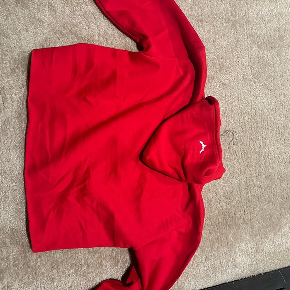 Limited edition cropped KOZY hoodie large red - Picture 3 of 3
